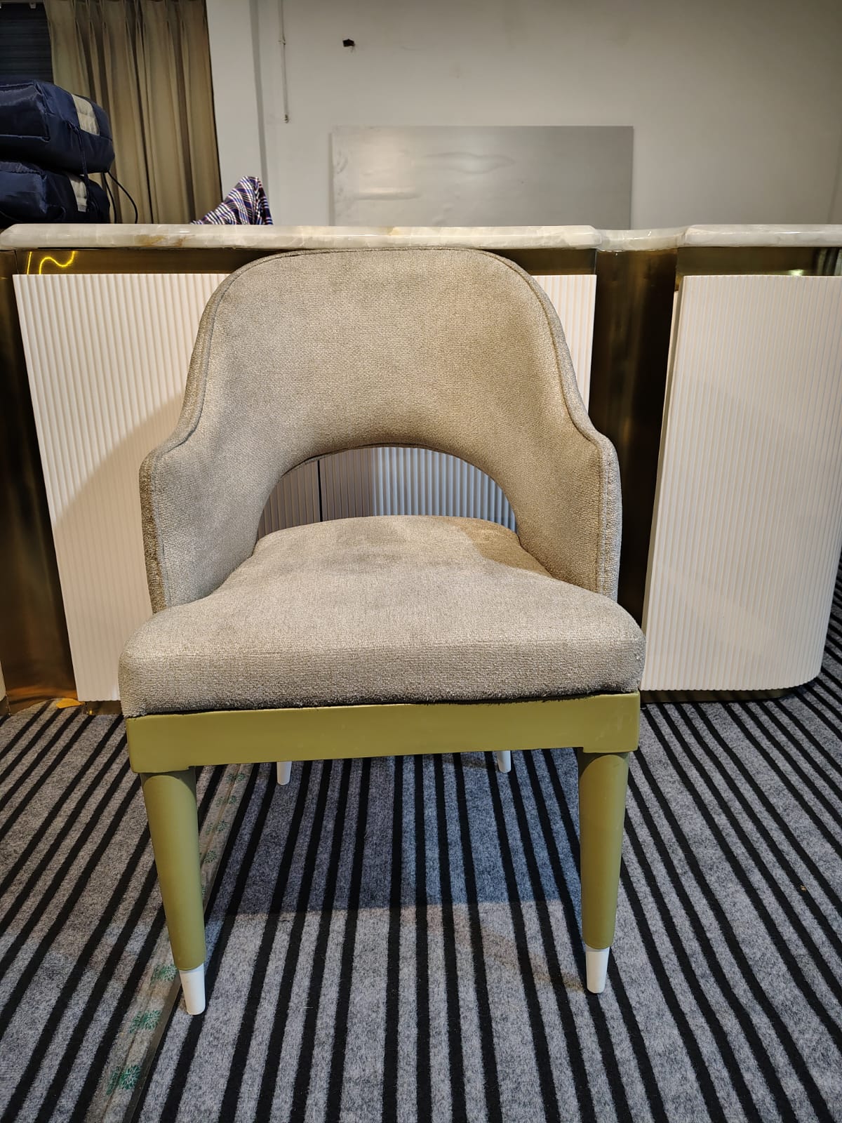 Modern Arc Accent Chair