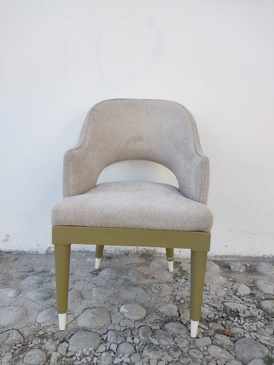 Modern Arc Accent Chair thumbnail 1