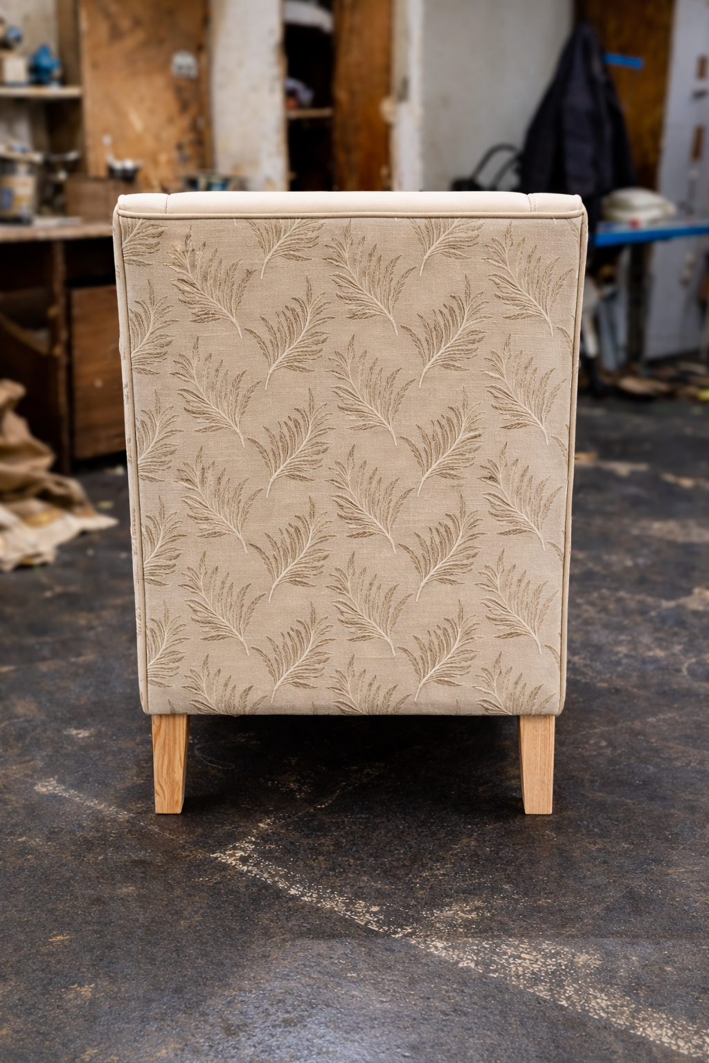 Ivory Elegance Lounge Chair thumbnail 3