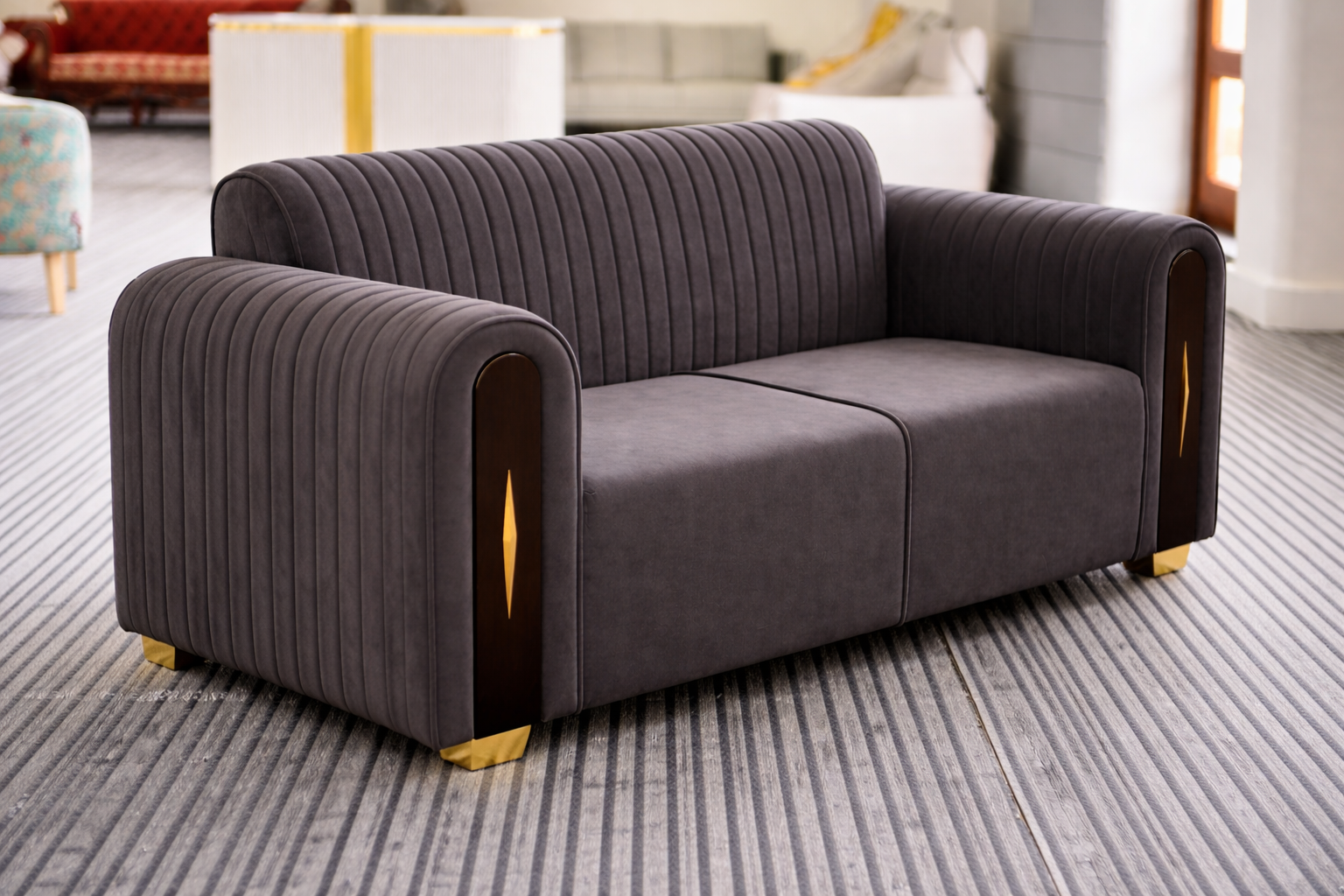 Royal Comfort 2-Seater Luxury Sofa thumbnail 1