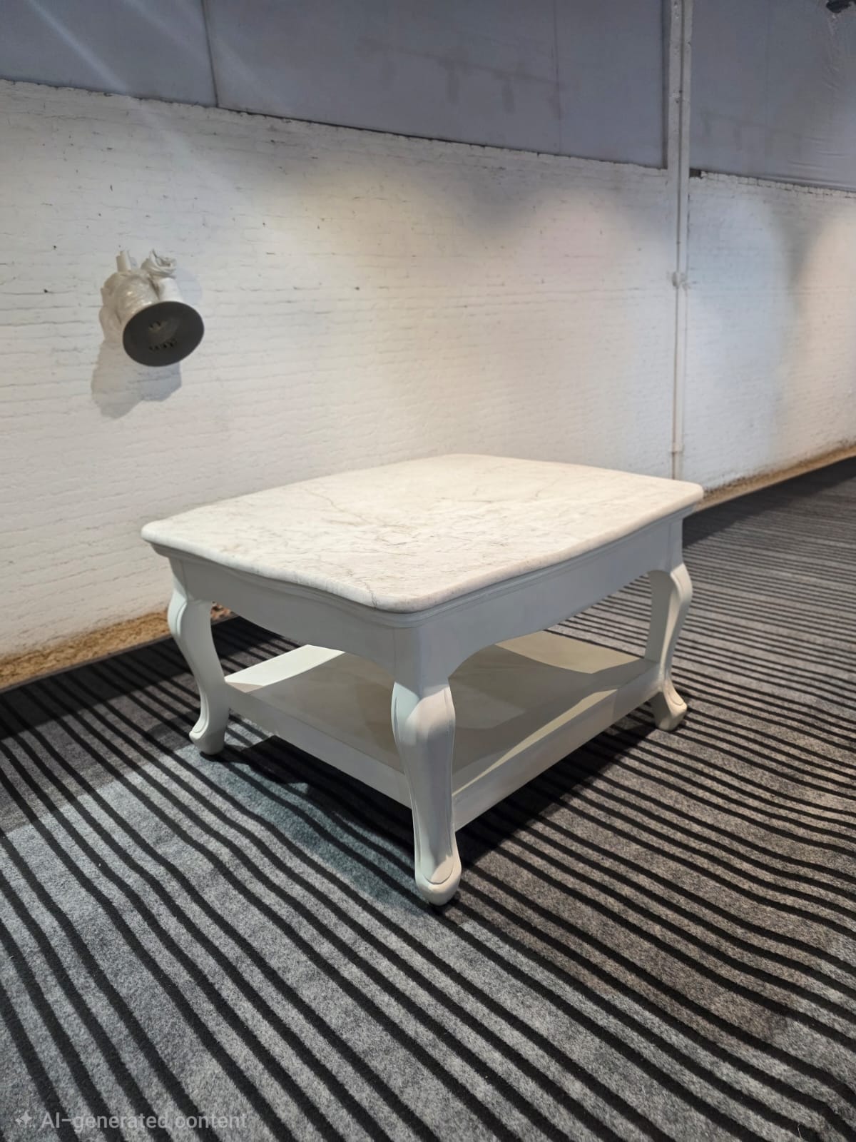 Classic Marble Top Coffee Table